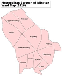 Islington Ward Map